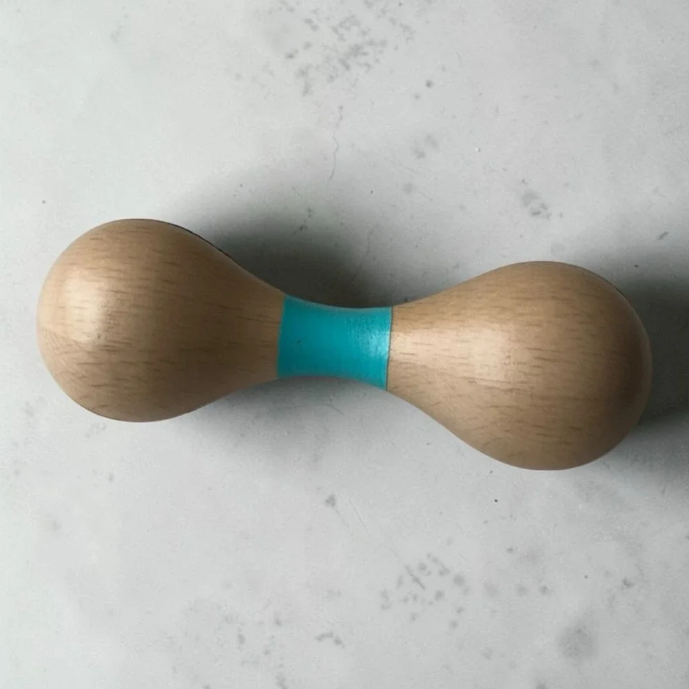 Lovevery Wooden Wood Rattle The Charmer Play Kit  3-4 months Montessori Toy Baby